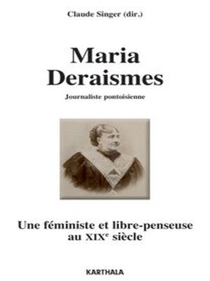 cover image of Maria Deraismes Journaliste pontoisienne